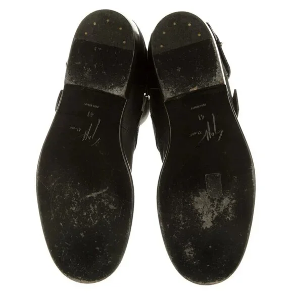 Men's Giuseppe Zanotti Nubuck Mid-Calf Moto Boots Size 41 - Picture 6 of 8